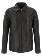 Black Lamb Leather Leather Jacket
