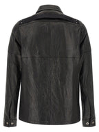 Black Lamb Leather Leather Jacket