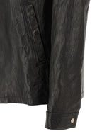 Black Lamb Leather Leather Jacket