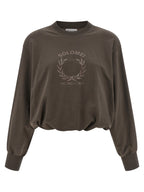 Brown Cotton Sweatshirt