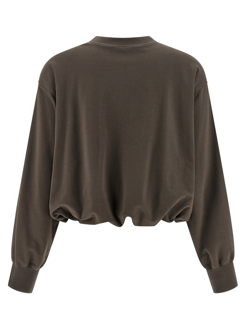 Brown Cotton Sweatshirt