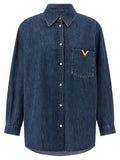 Blue Cotton Blouse