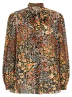 Multicolor Silk Blouse