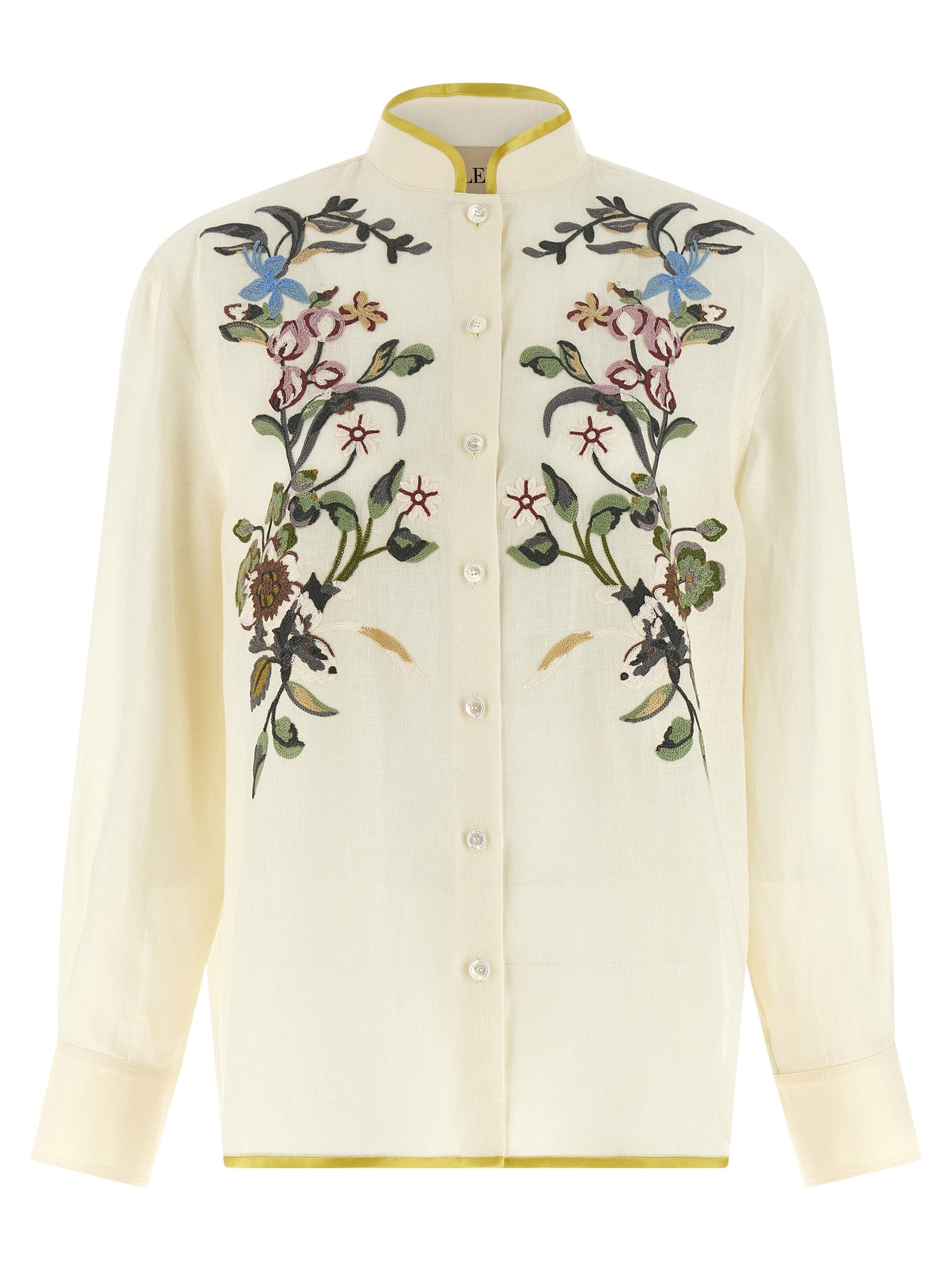 Beige Linen Blouse