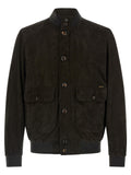 Brown Lamb Leather Leather Jacket