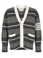 Gray Cotton Cardigan
