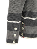 Gray Cotton Cardigan