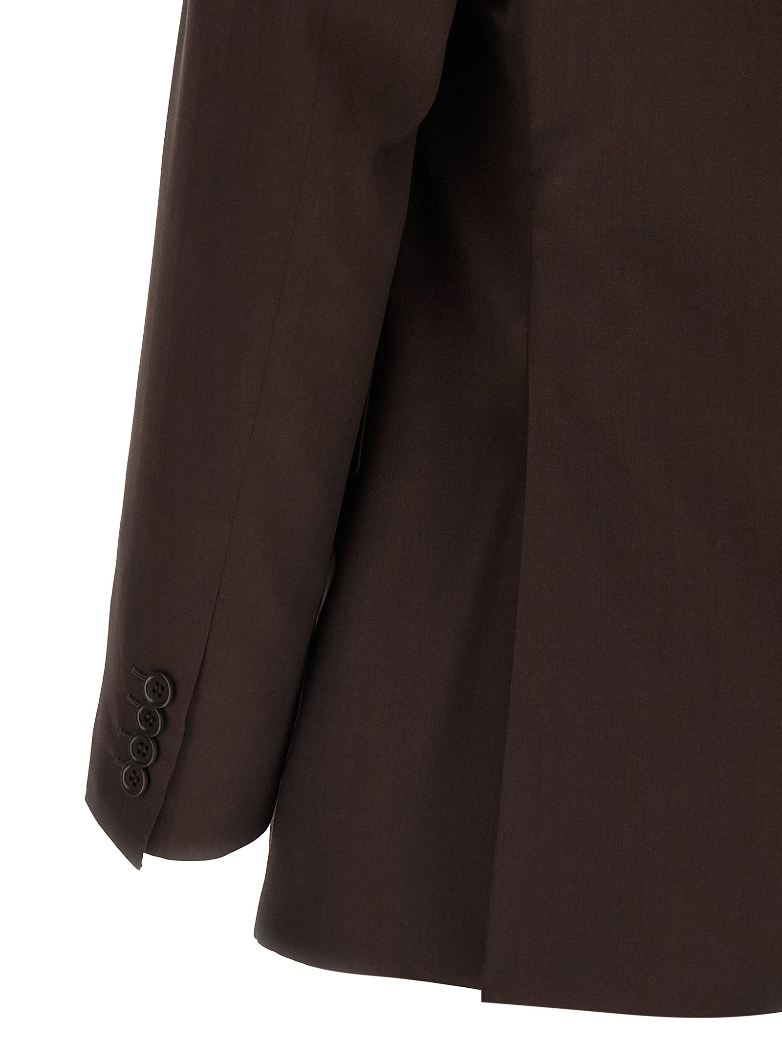 Brown Wool Two-Piece Suit