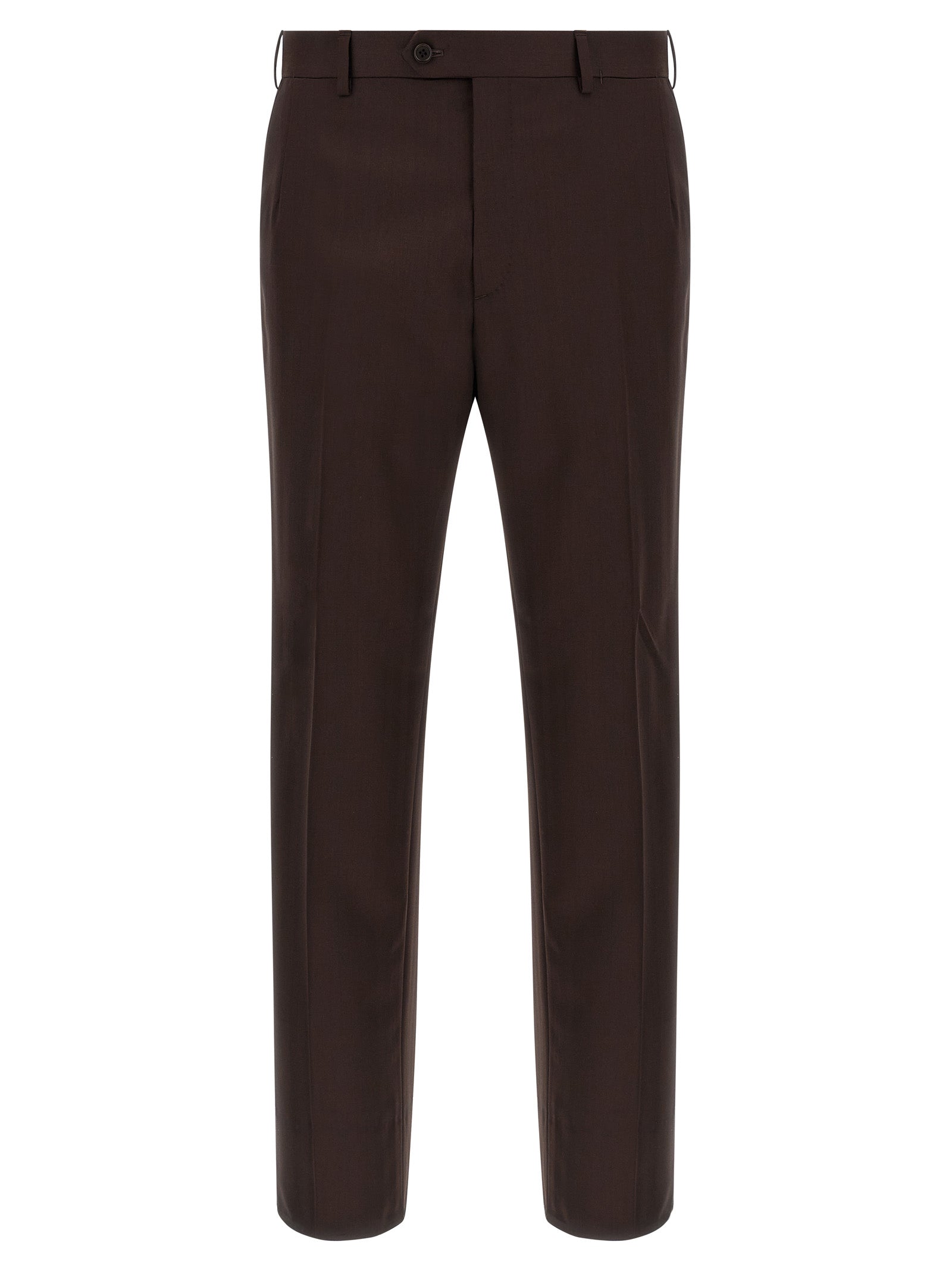 Brown Wool Two-Piece Suit