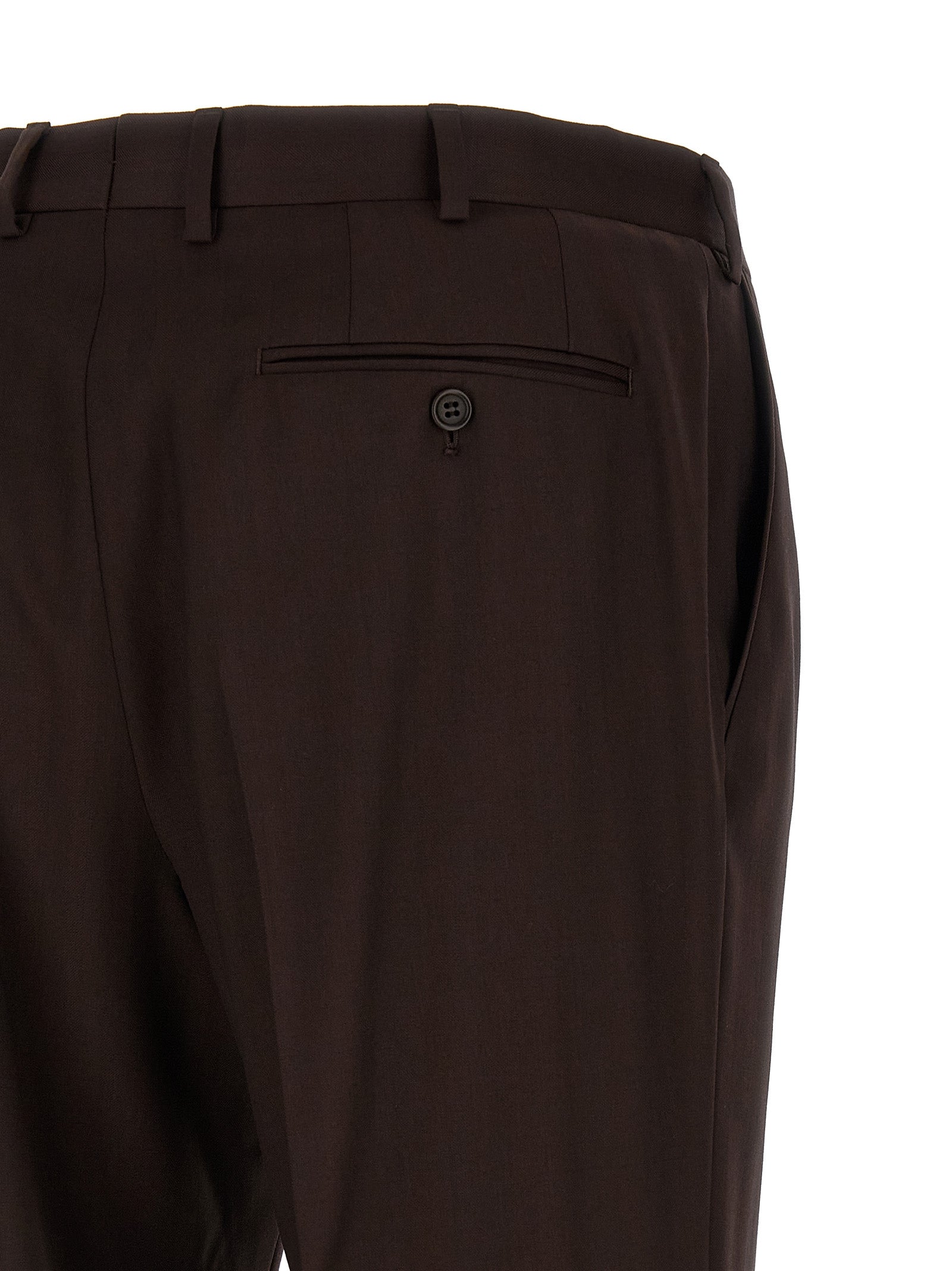Brown Wool Two-Piece Suit