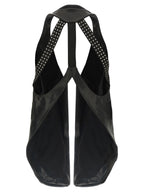Black Bull Skin Sleeveless Jacket