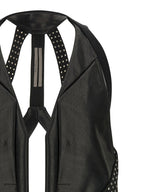 Black Bull Skin Sleeveless Jacket