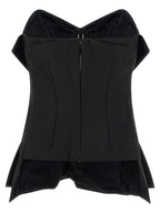 Black Polyester Tank Tops