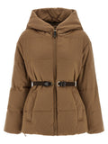 Brown Camel Hair  Full-Length Jacket