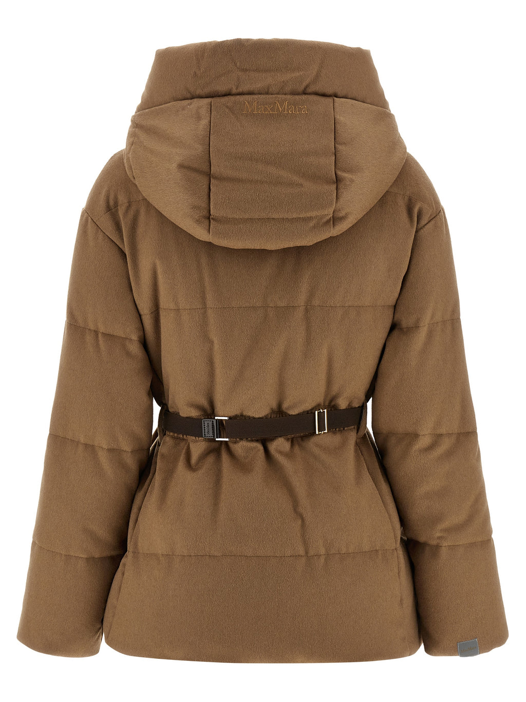 Brown Camel Hair  Full-Length Jacket