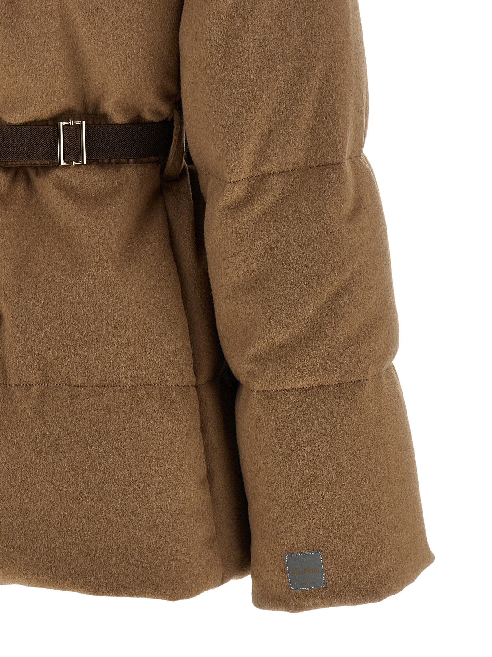 Brown Camel Hair  Full-Length Jacket