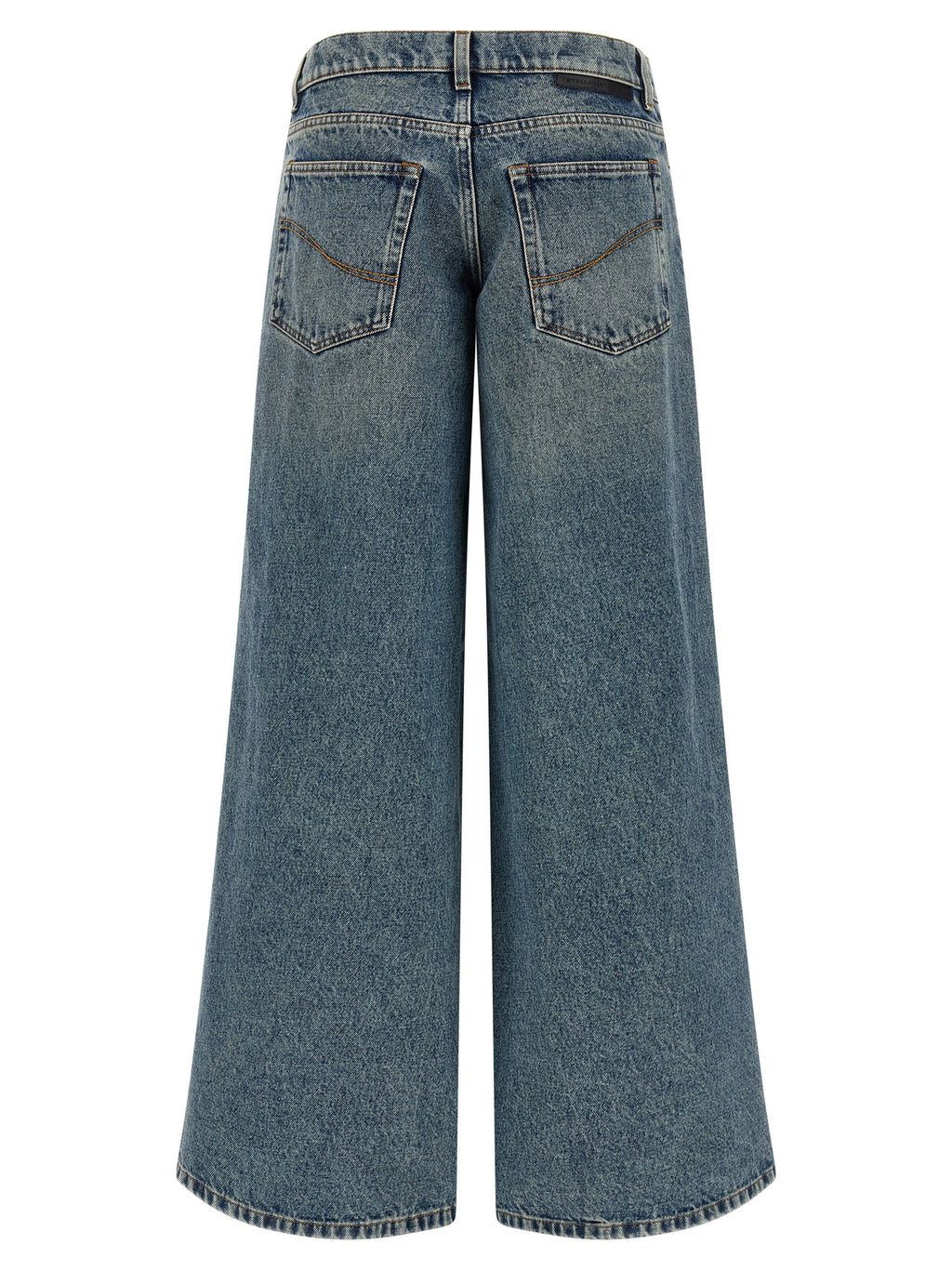 Blue Cotton Jeans Denim