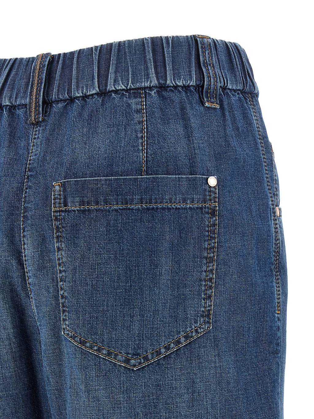 Blue Cotton Relaxed Fit Jeans