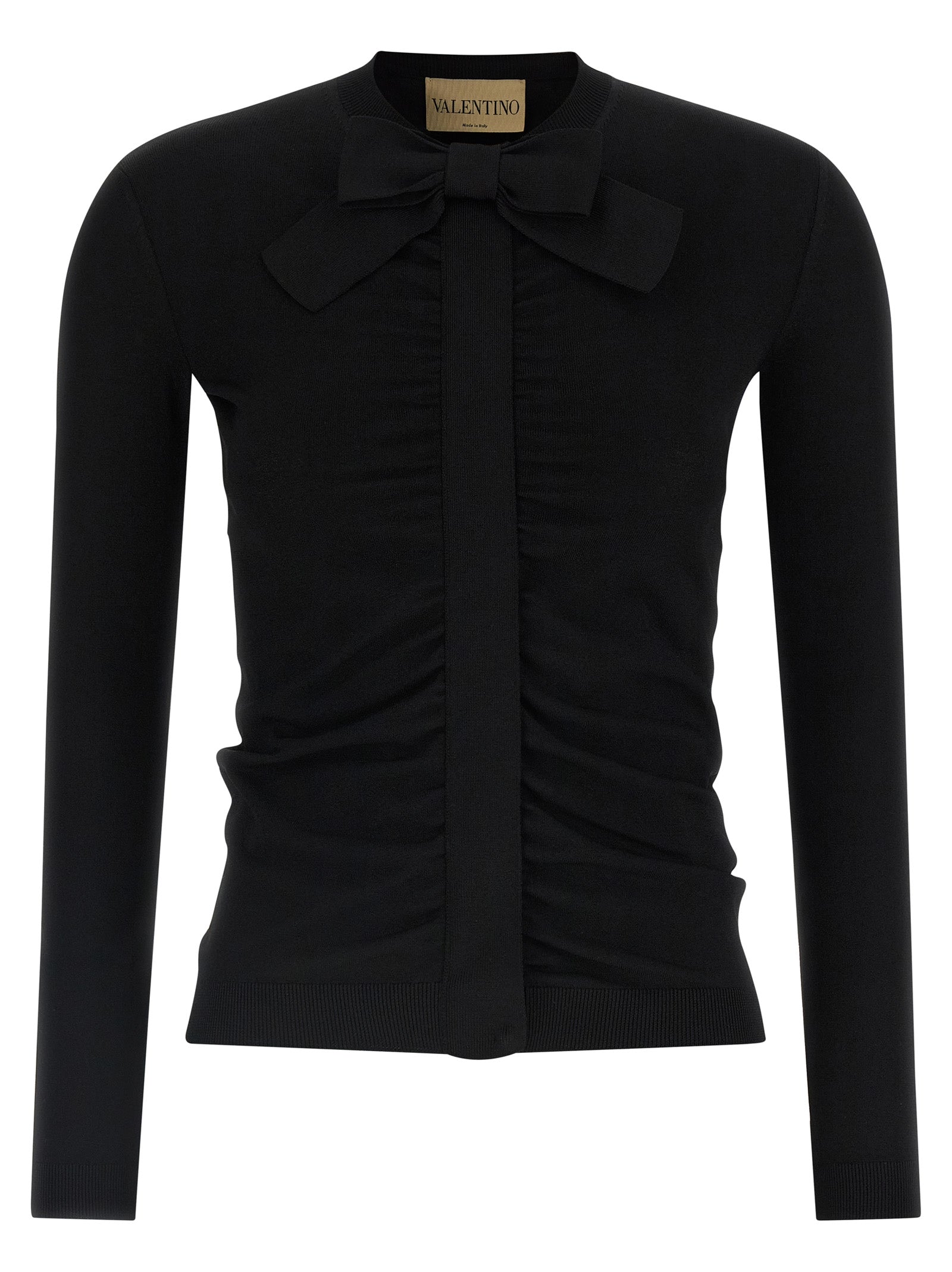 Black Viscose Cardigan