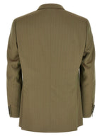 Bicolor Wool Two-Piece Suit