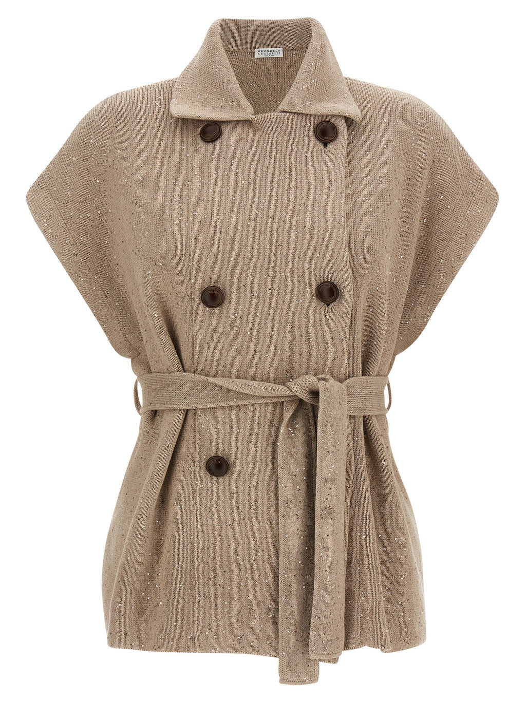 Beige Cotton Cardigan