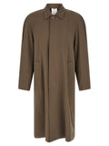 Beige Virgin Wool Coat