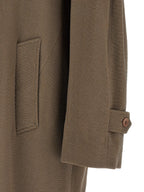 Beige Virgin Wool Coat