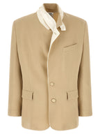 Beige Viscose Blazer