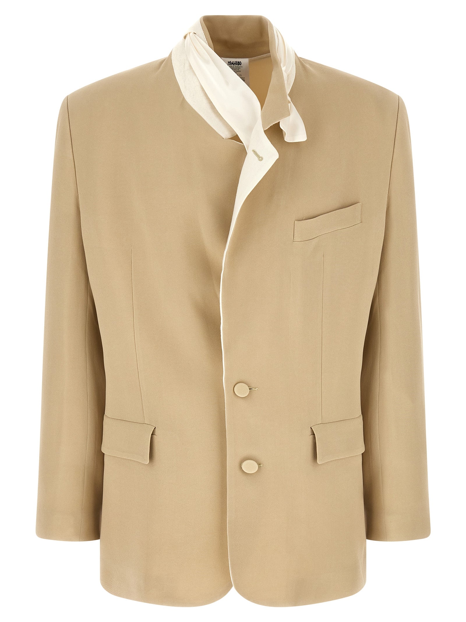 Beige Viscose Blazer