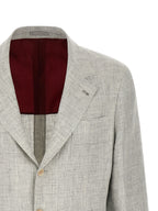 Beige Linen Blazer