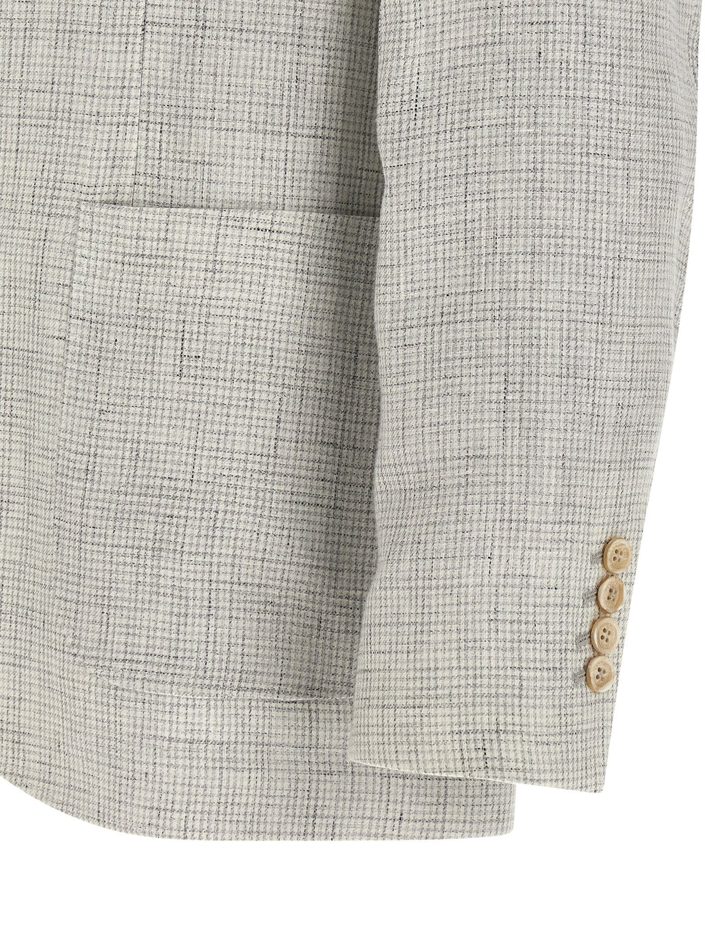 Beige Linen Blazer
