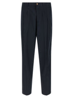 Blue Cotton Chino Pants