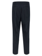 Blue Cotton Chino Pants