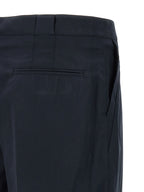Blue Cotton Chino Pants