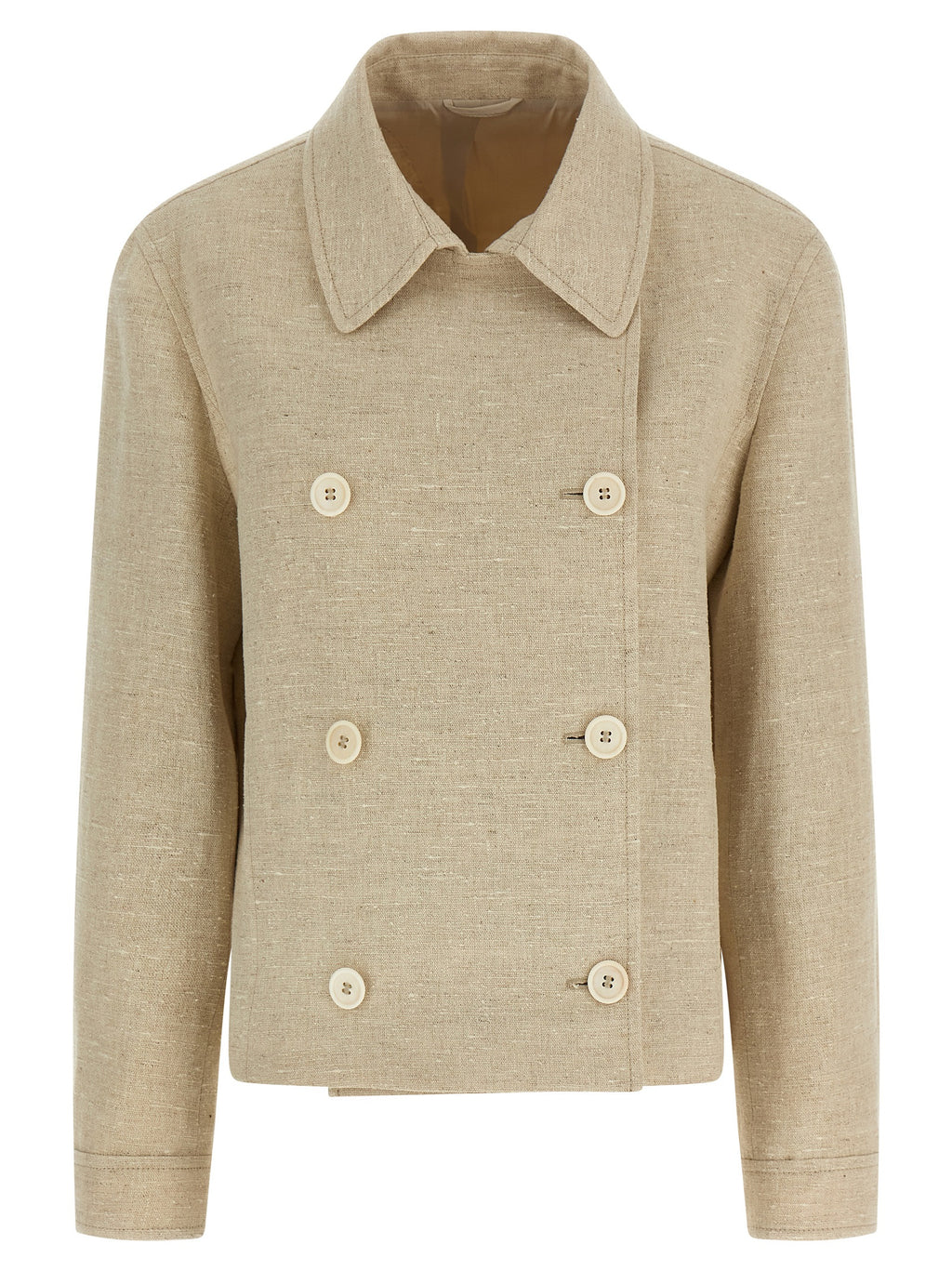 Beige Linen Jacket