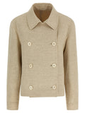 Beige Linen Jacket