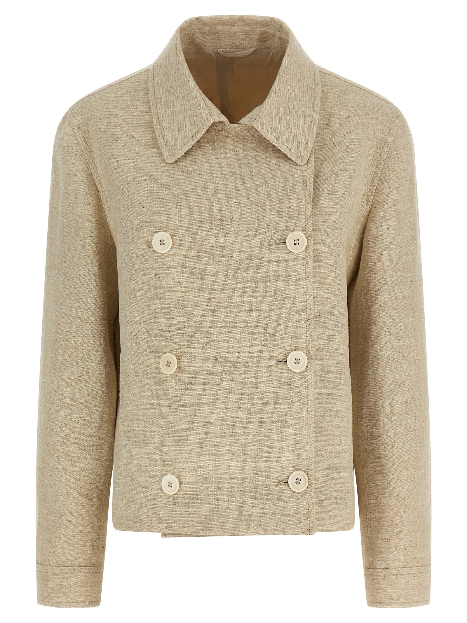 Beige Linen Jacket