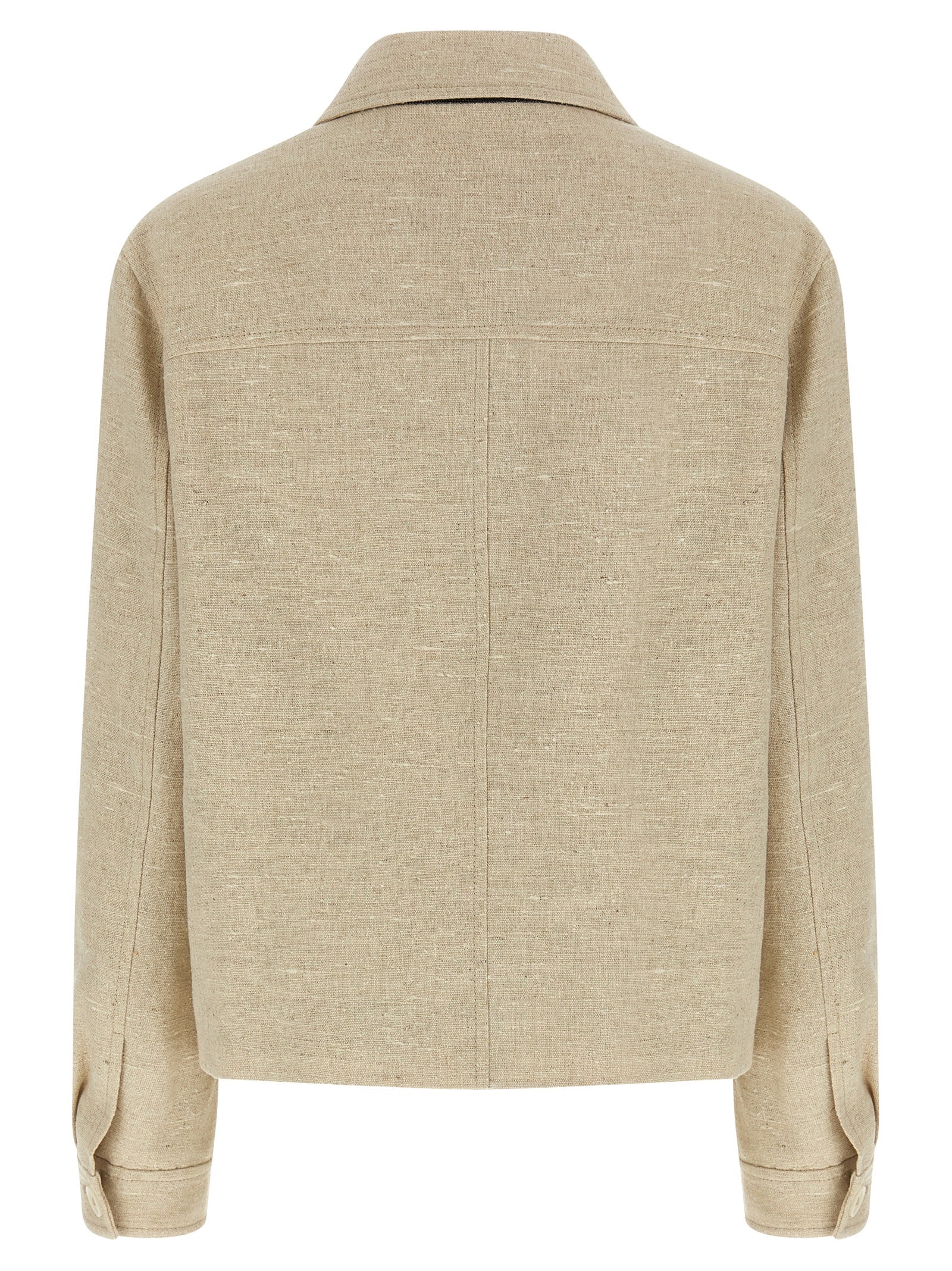 Beige Linen Jacket