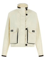 White Linen Full-Length Jacket