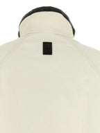 White Linen Full-Length Jacket