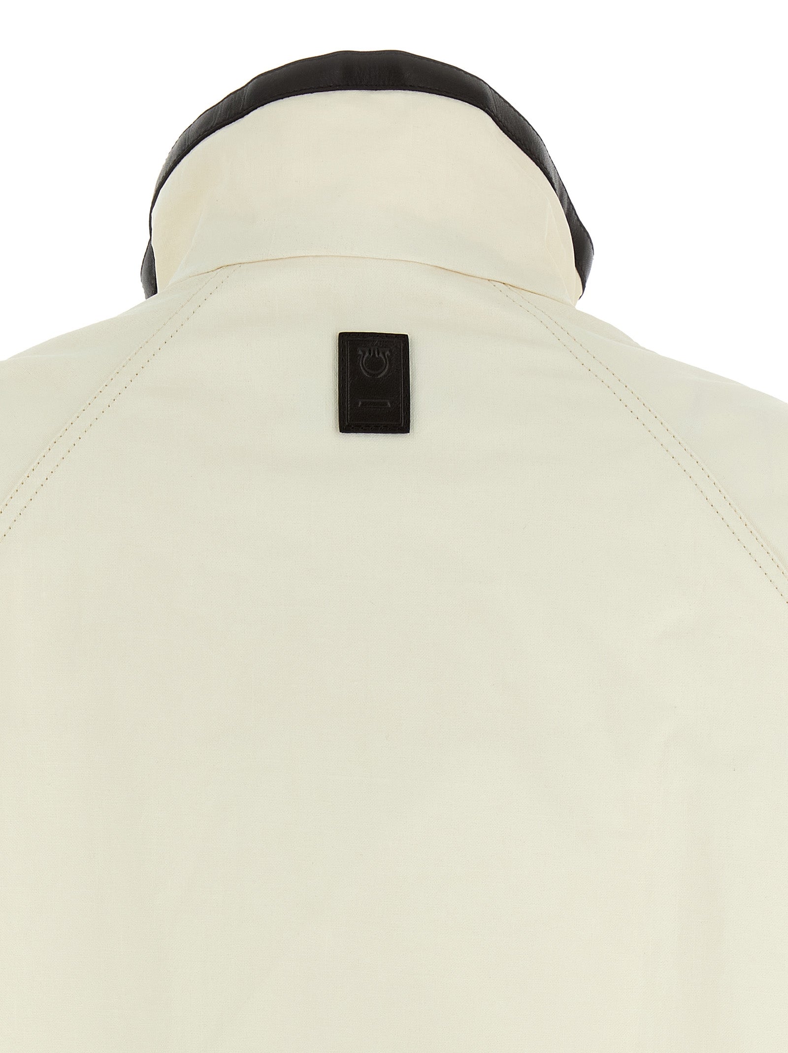 White Linen Full-Length Jacket