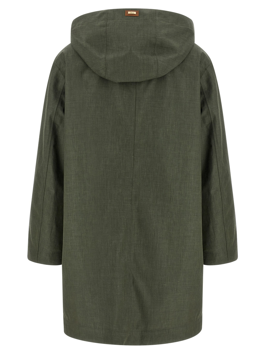 Bicolor Linen Coat