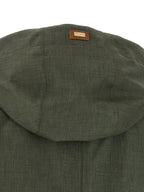 Bicolor Linen Coat