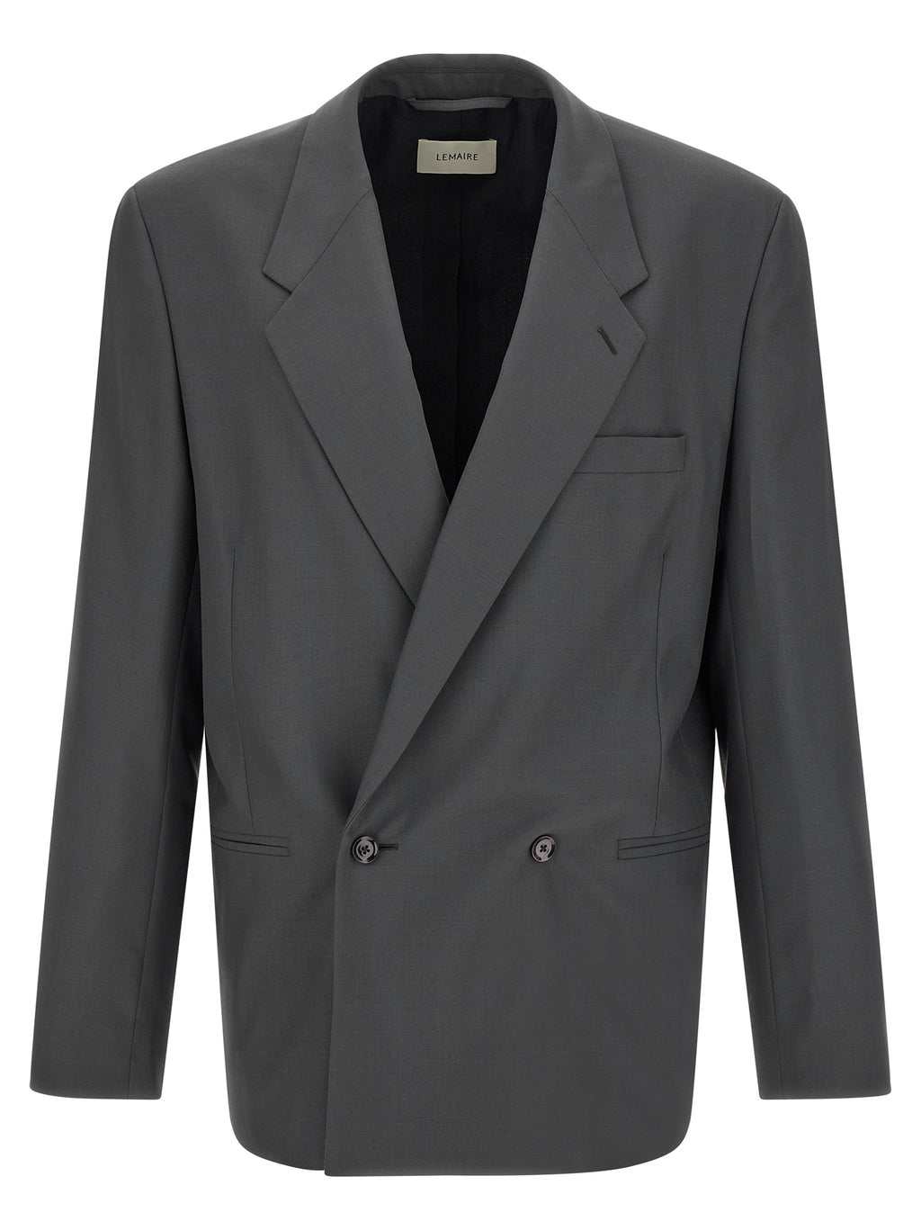 Gray Polyester Blazer