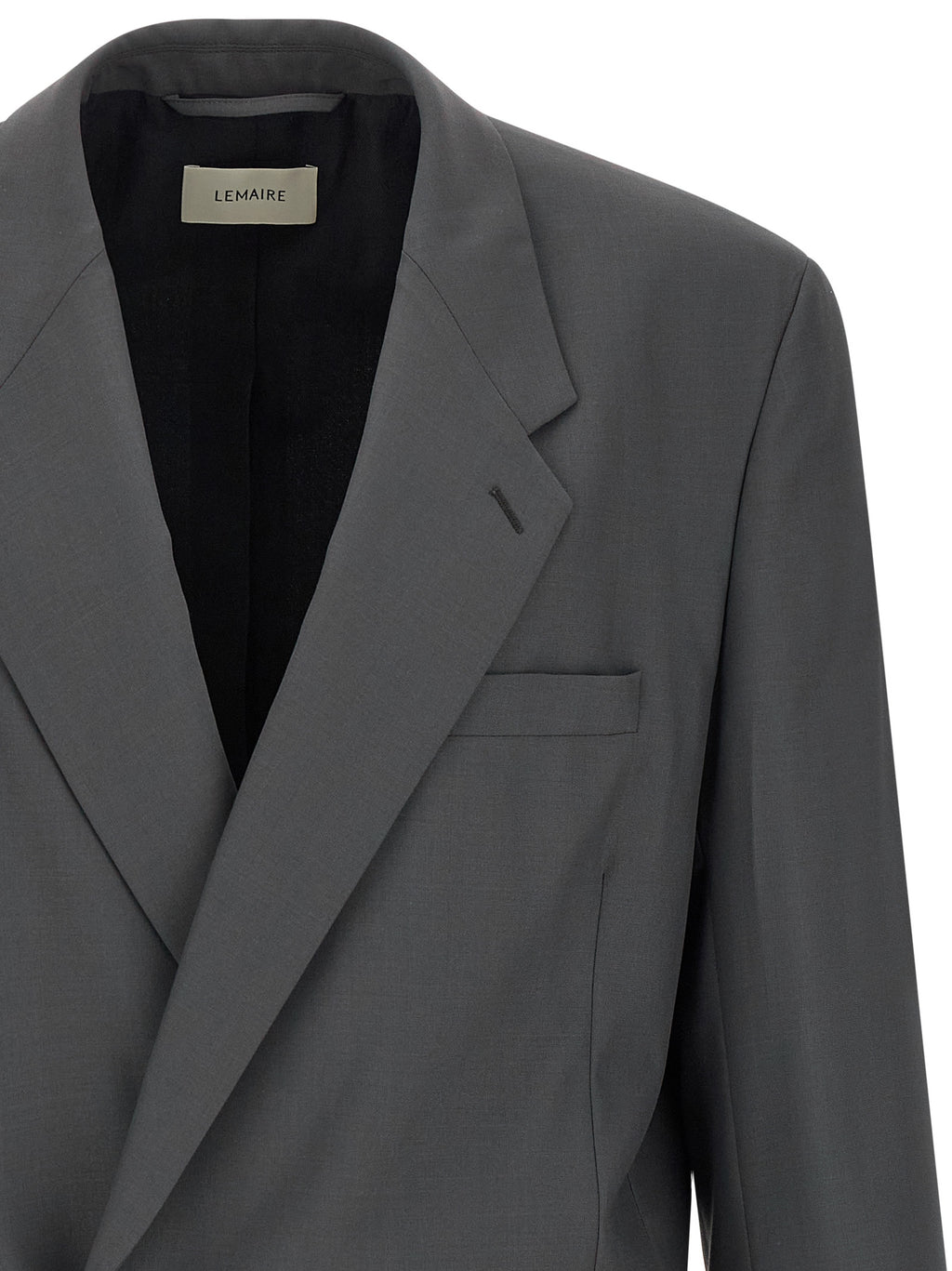 Gray Polyester Blazer