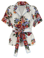 White Silk Blouse