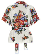 White Silk Blouse