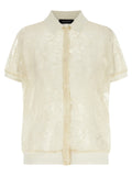 Beige Silk Cardigan