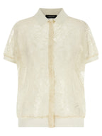 Beige Silk Cardigan