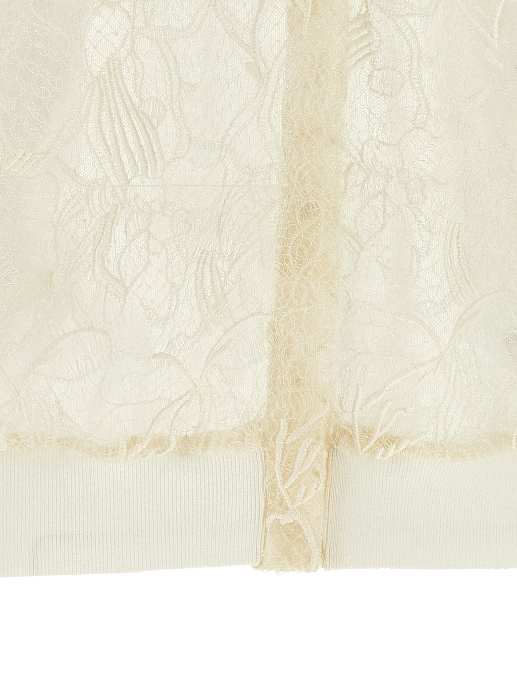 Beige Silk Cardigan